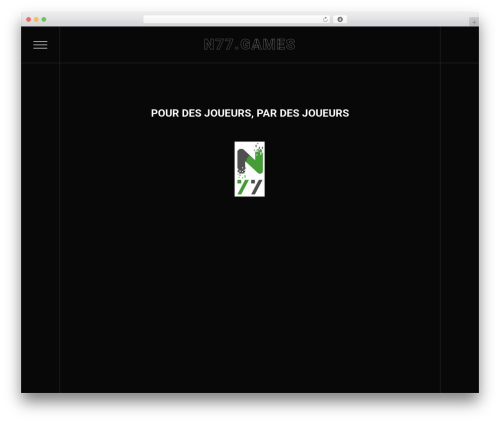 Andre Lite WordPress theme - n77.games