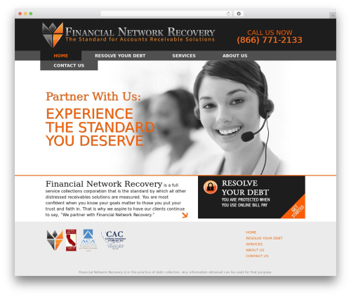 Catalyst WordPress theme - fnetrecovery.com