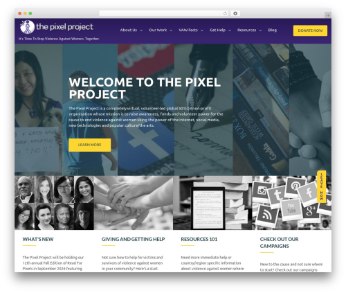 Charitize Pro WordPress theme - thepixelproject.net