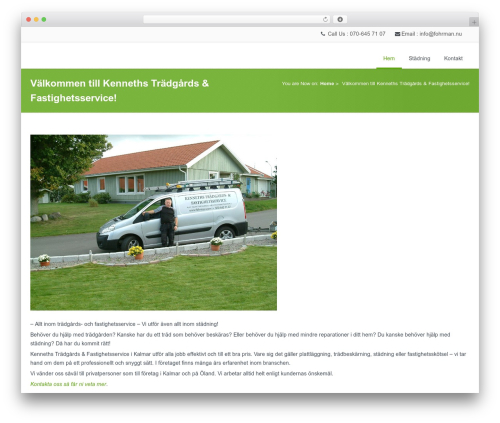 Creative WordPress theme - fohrman.nu Creative WordPress theme - fohrman.nu