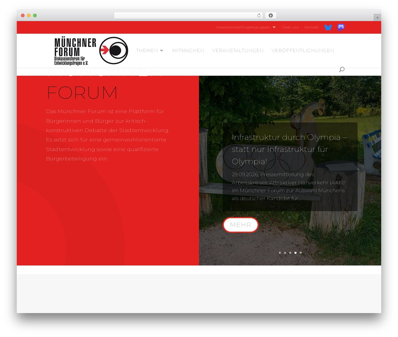 Divi Child WordPress theme - muenchner-forum.de