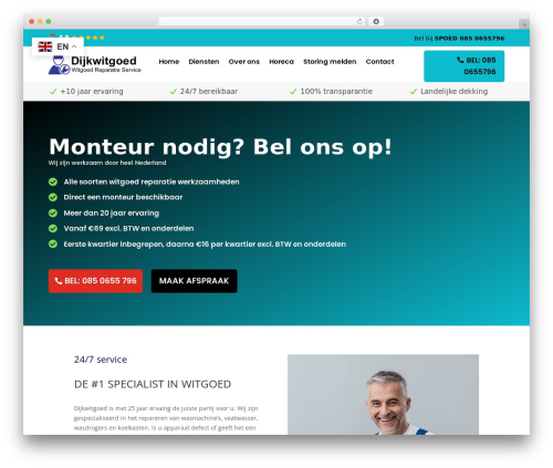 Bne navbar WordPress plugin - dijkwitgoed.nl