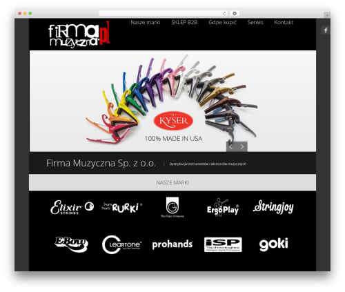 Kelta WordPress theme design - firmamuzyczna.pl