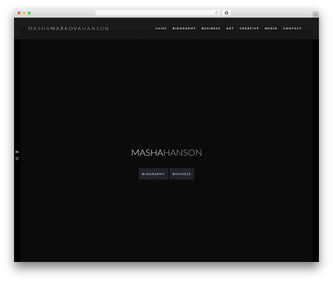 Layers WordPress theme design - mashamarkovahanson.com Layers WordPress theme design - mashamarkovahanson.com