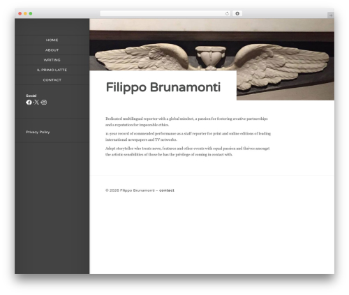 Origin WordPress theme - filippobrunamonti.com