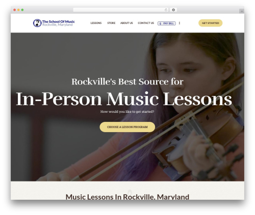 Rhythmo theme WordPress - theschoolofmusic.net
