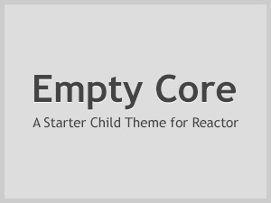 Theme WordPress Empty Core by Anthony Wilhelm