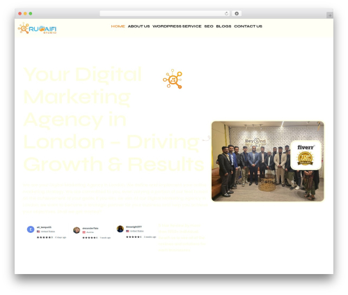 WordPress theme Aximo - ruwaifistudioltd.com