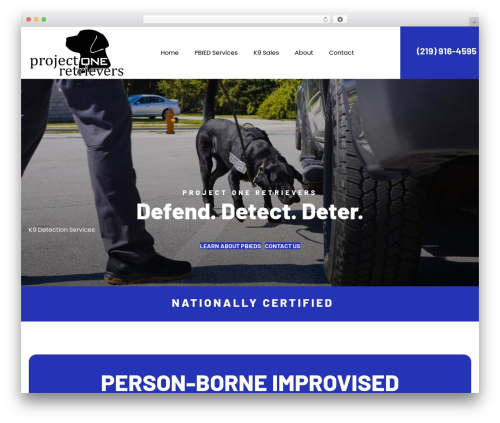WordPress theme Beaver Builder Theme - project1k9.com