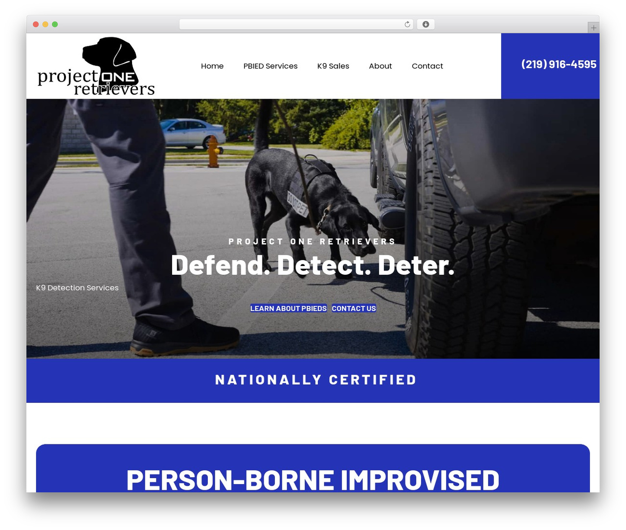 WordPress theme Beaver Builder Theme - project1k9.com