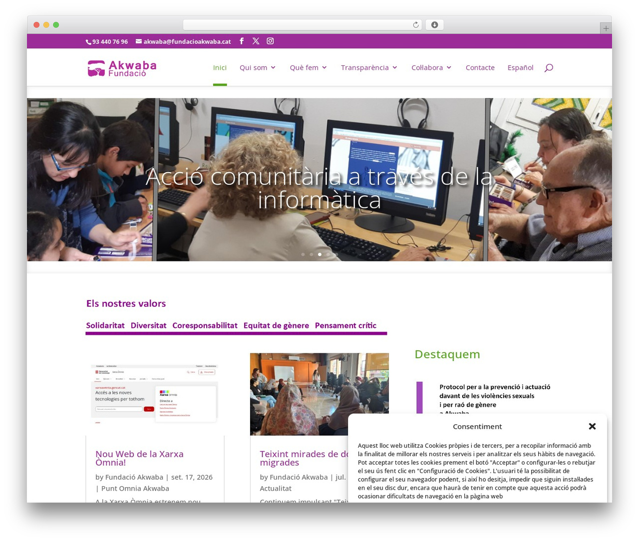 WordPress theme Divi - fundacioakwaba.cat WordPress theme Divi - fundacioakwaba.cat