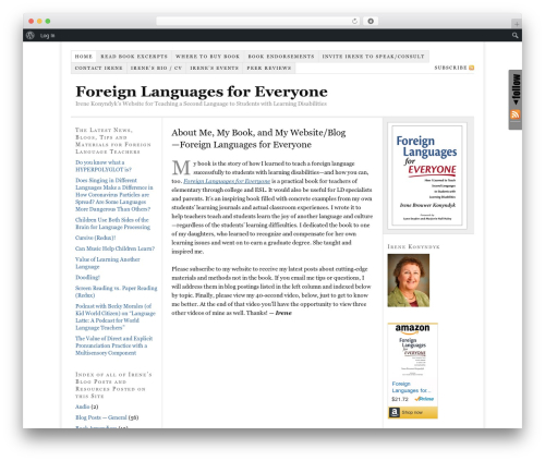 WP template Thesis - foreignlanguagesforeveryone.com