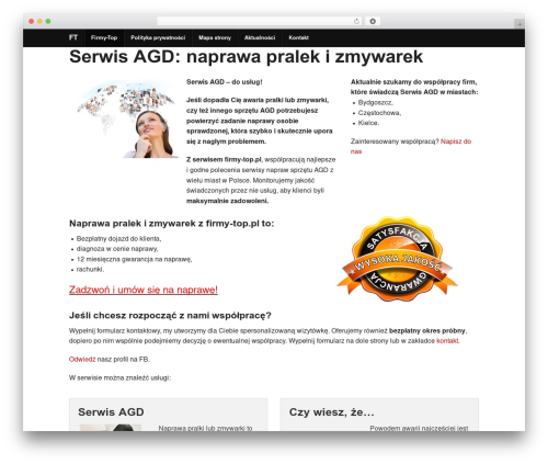 WP theme Empty Core - firmy-top.pl