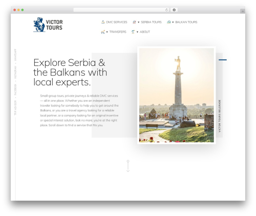 Authority Pro WordPress theme - victortours.com