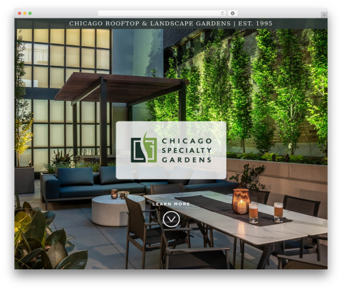 Baylie best WordPress theme - chicagogardens.com