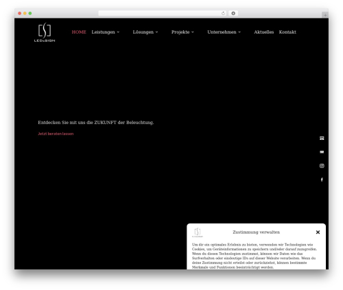 Blocksy WordPress theme - led-and-sign.de