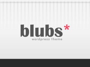 Blubs WordPress theme