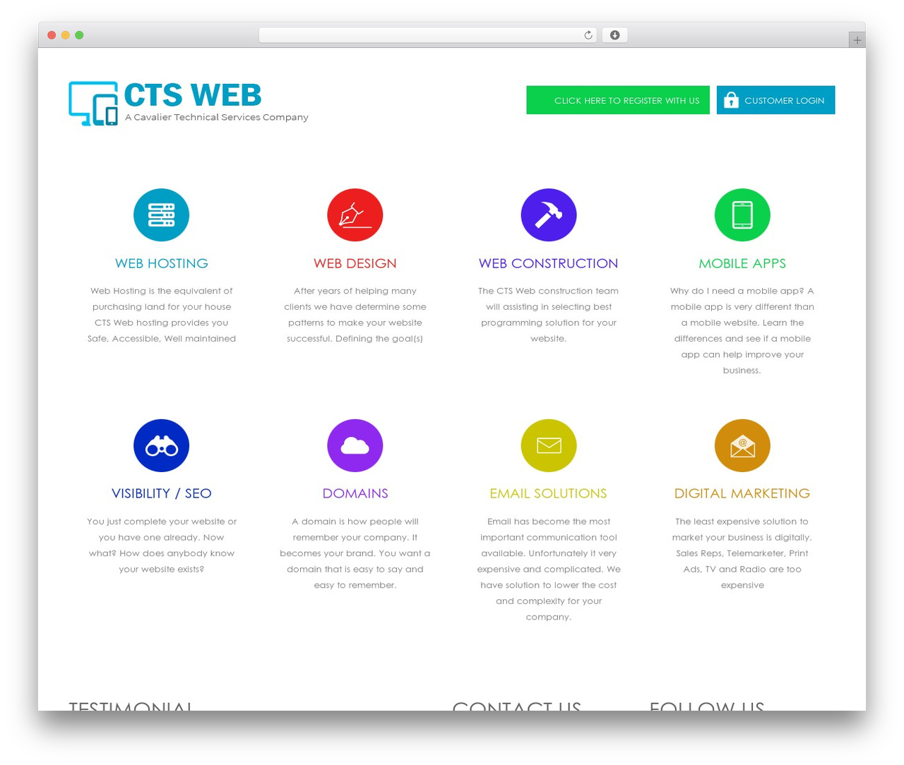 CTS Web WordPress theme - ctsweb.info