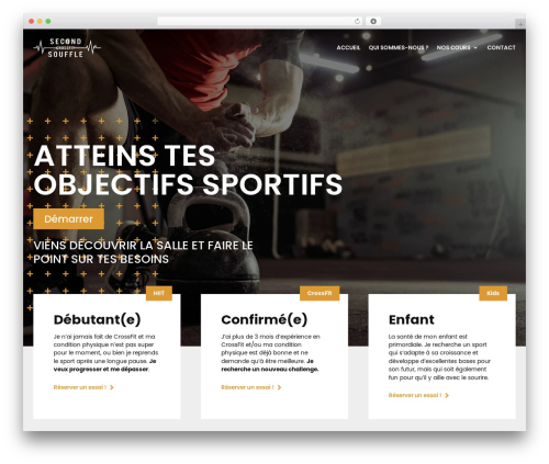 Element WordPress website theme - crossfit-secondsouffle.com