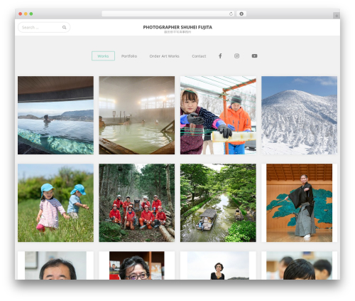 GK Portfolio WP theme - fujishu.jp