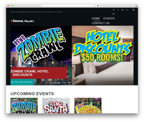 Metric WordPress page theme - crawlreno.com