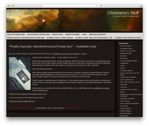 Open Sourcerer theme WordPress - christianaellis.com