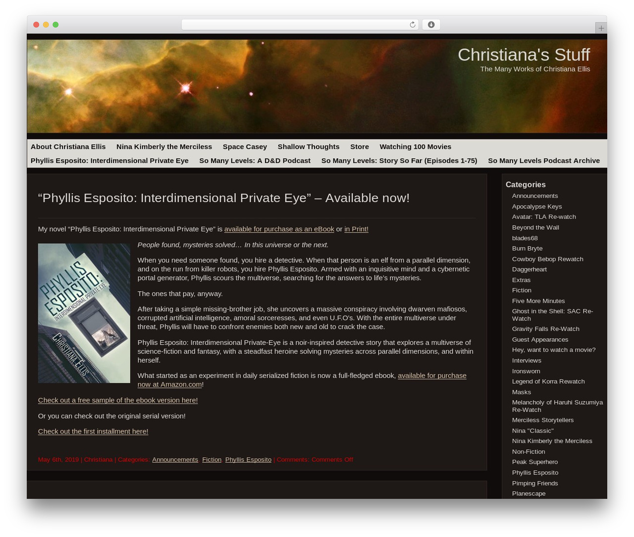 Open Sourcerer theme WordPress - christianaellis.com Open Sourcerer theme WordPress - christianaellis.com