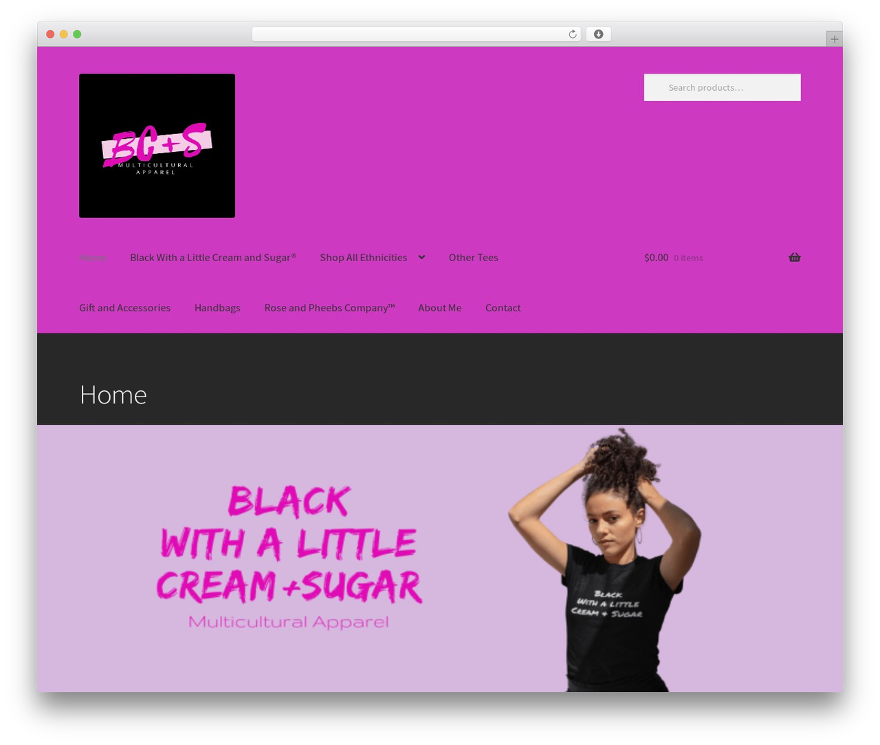 Storefront WordPress ecommerce theme - blackwithalittle.com