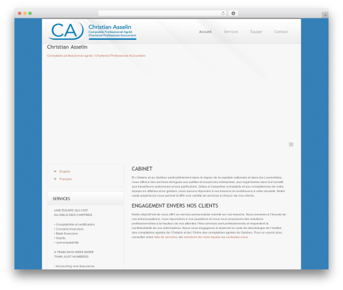Theme WordPress cleancorp - christianasselin.ca