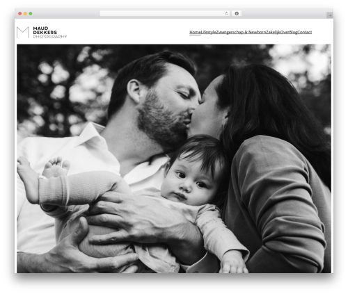 Triple Brander WordPress theme - mauddekkers.com