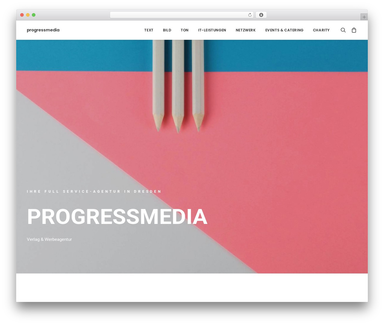 Uncode WP theme - progressmedia-dresden.de