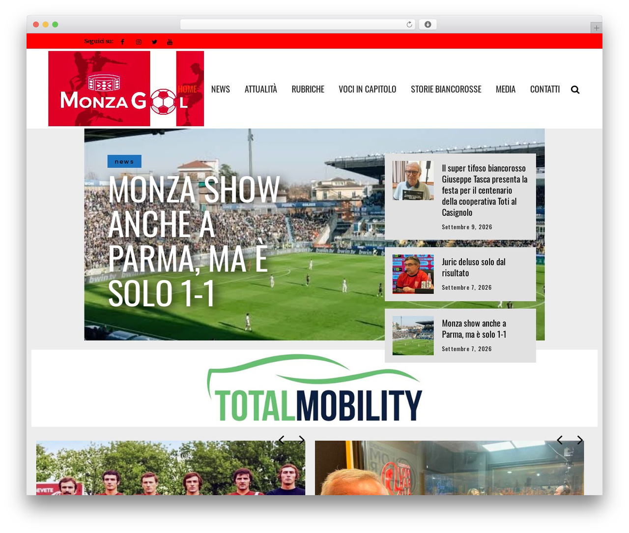 WordPress theme Bridge - www.monzagol.it