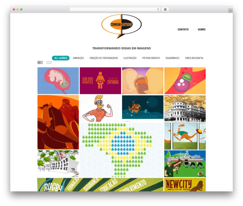 WordPress theme Daisho - communicartoons.com