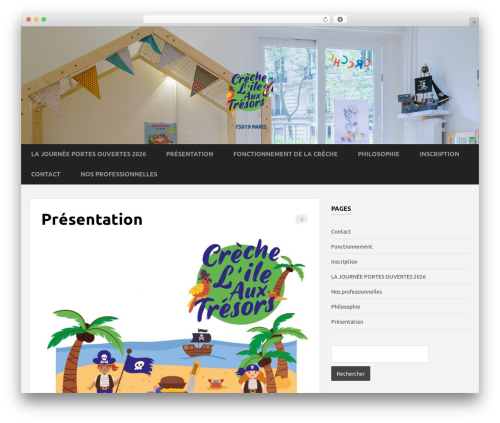 WordPress theme Griffin - creche-ileauxtresors.com