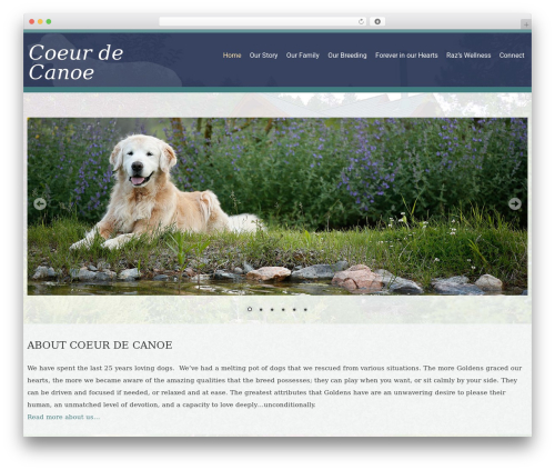 WP theme cherry - coeurdecanoe.com
