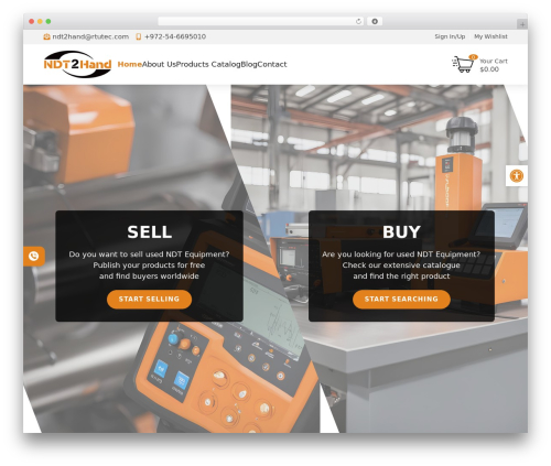 WPFF -> WP First Framework theme WordPress - ndt2hand.com
