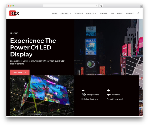 Astra theme WordPress - srxledworld.com