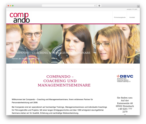 Compando WordPress theme - compando.de