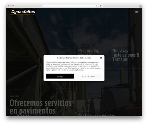 Divi theme WordPress - dynasfaltos.com