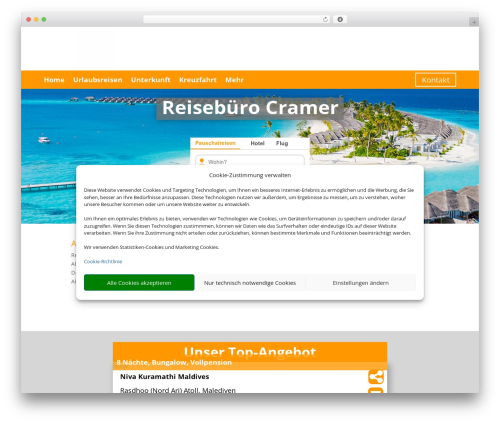 Smg technology WordPress plugin - reisebuero-cramer.de