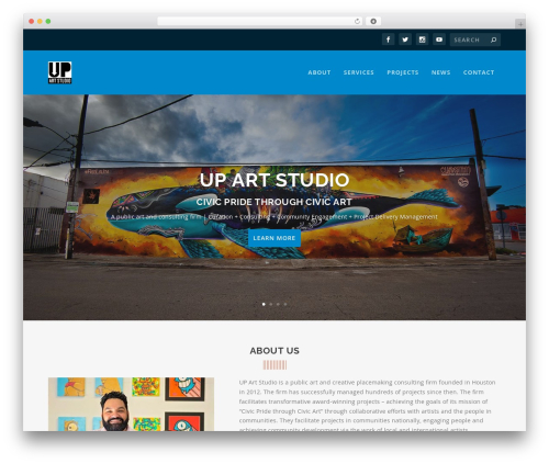 Extra theme WordPress - upartstudio.org