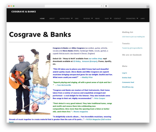 WP eCommerce (wp-e-commerce) free WordPress plugin - cosgraveandbanks.com