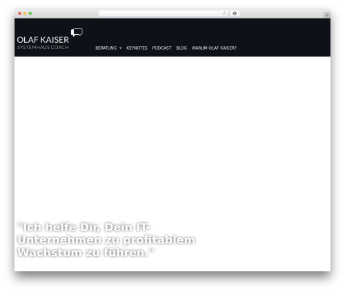 Simple podcast press WordPress plugin - olaf-kaiser.coach