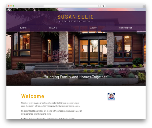 IXACT Framework WordPress theme - susanseligrealestate.com