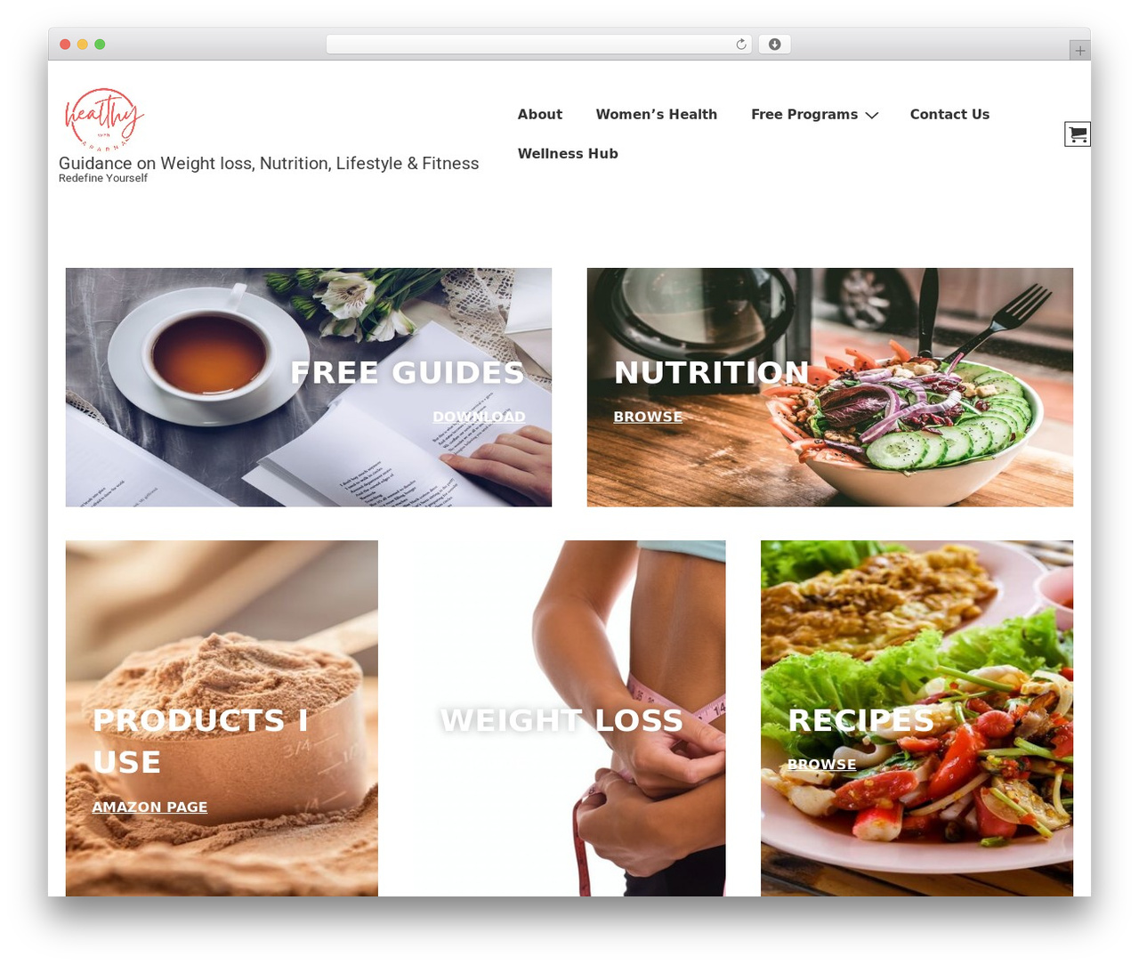 Responsive gym WordPress theme - healthywithaparna.com