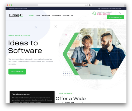 Theme WordPress Editech - turingit.co.uk