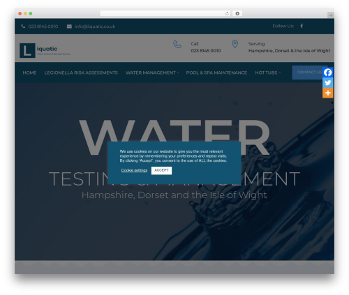 Theme WordPress Farvis - liquatic.co.uk