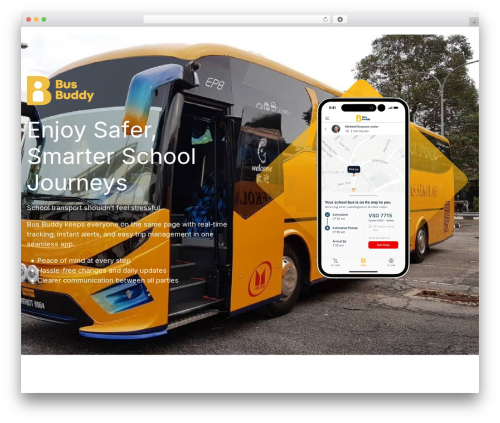 Theme WordPress FreightCo - busbuddy.my