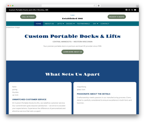 Kdw jquery colorbox WordPress plugin - customportabledocks.com