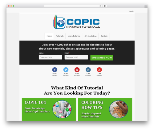 Accesspress social pro WordPress plugin - copicmarkertutorials.com